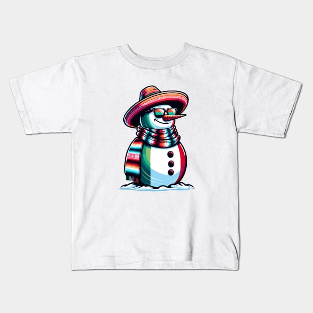 Snow Hombre Kids T-Shirt by JT Digital